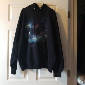 Galaxy Hawk pullover hoodie sweatshirt
